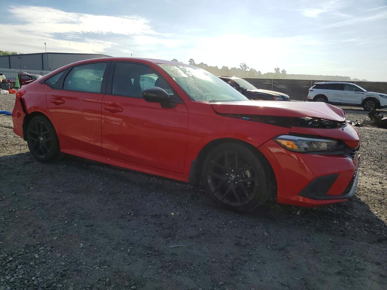 2022 Honda Civic Sport Red vin: 2HGFE2F57NH516371