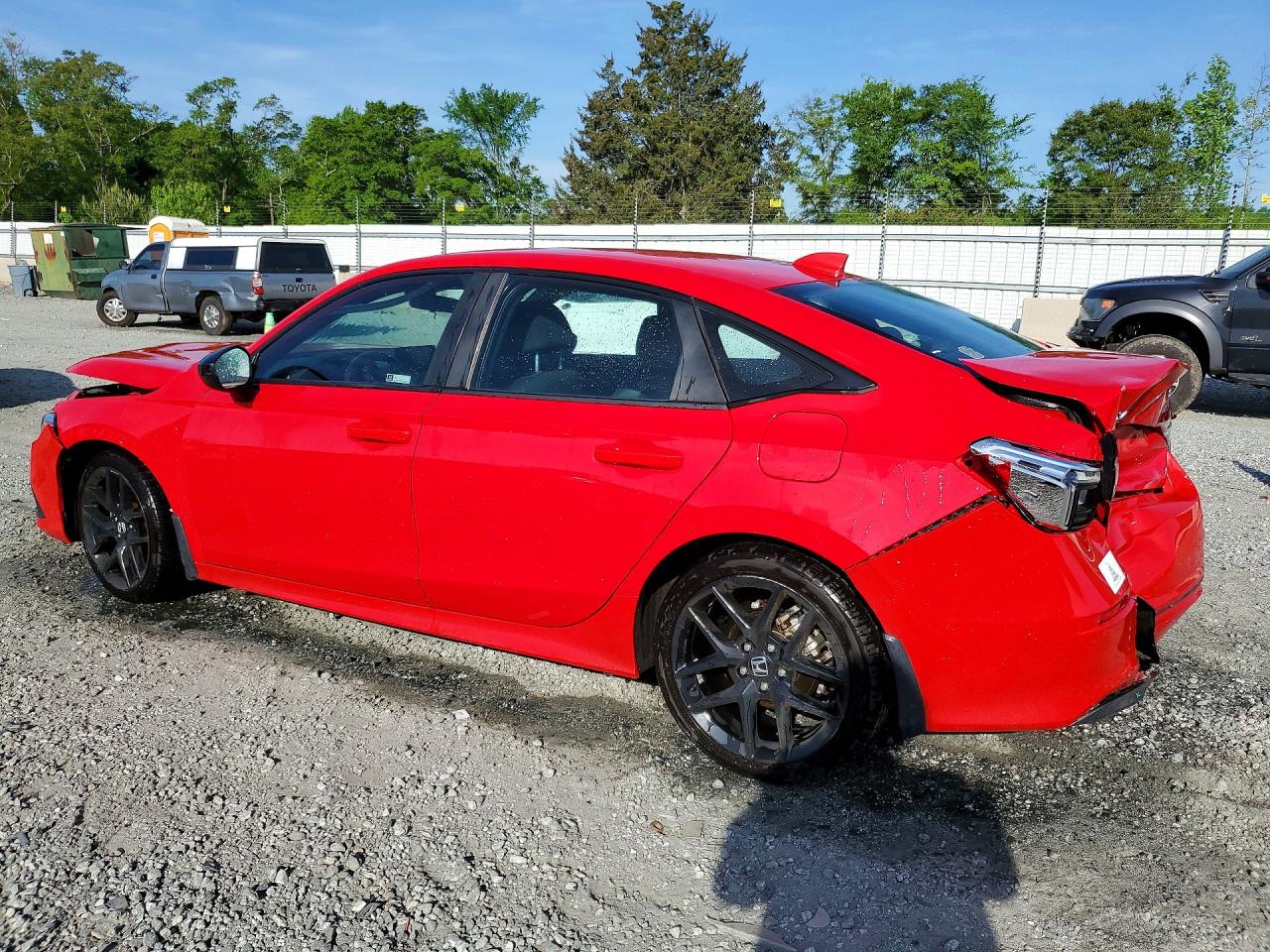 2022 Honda Civic Sport Red vin: 2HGFE2F57NH516371