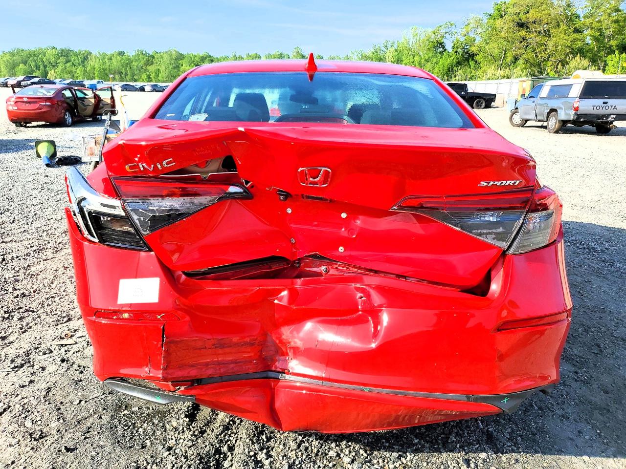 2022 Honda Civic Sport Red vin: 2HGFE2F57NH516371