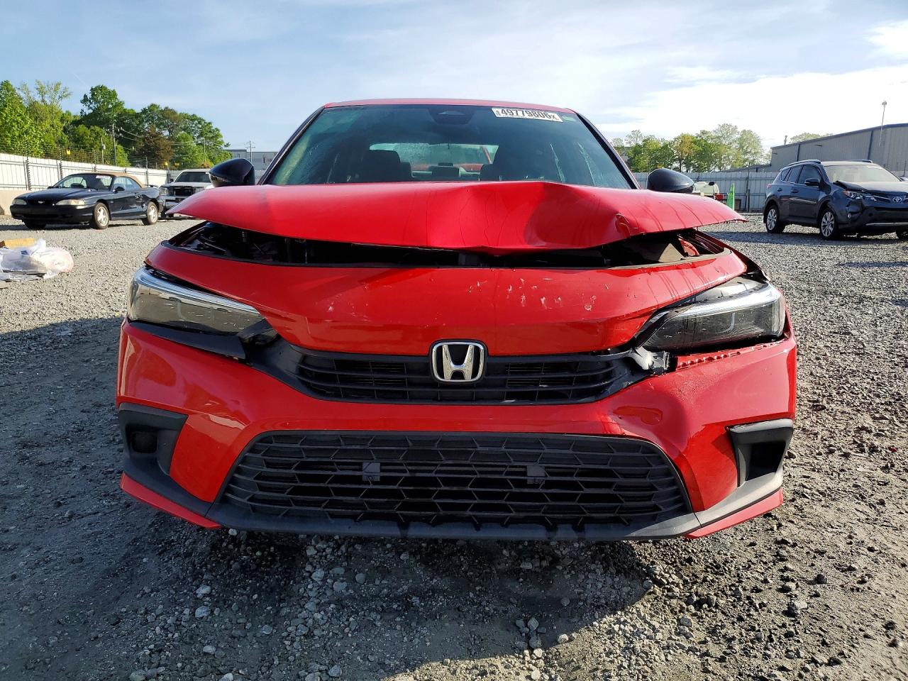2022 Honda Civic Sport Red vin: 2HGFE2F57NH516371