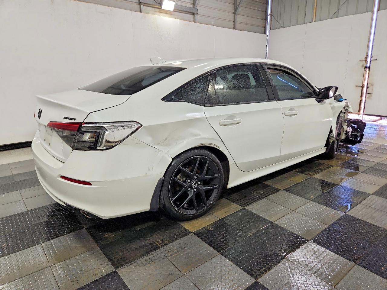 2022 Honda Civic Sport White vin: 2HGFE2F57NH517522