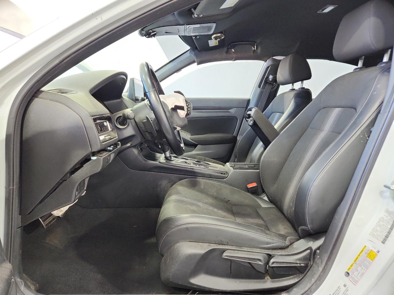 2022 Honda Civic Sport White vin: 2HGFE2F57NH517522 Damage: Right Side Curtain Air Bag, Deployed, Replacement Required