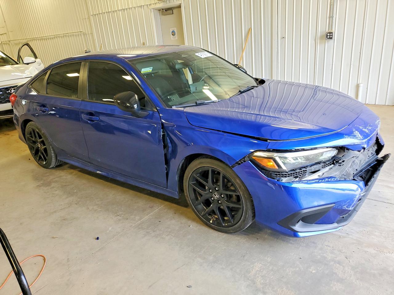 2022 Honda Civic Sport Blue vin: 2HGFE2F57NH537575