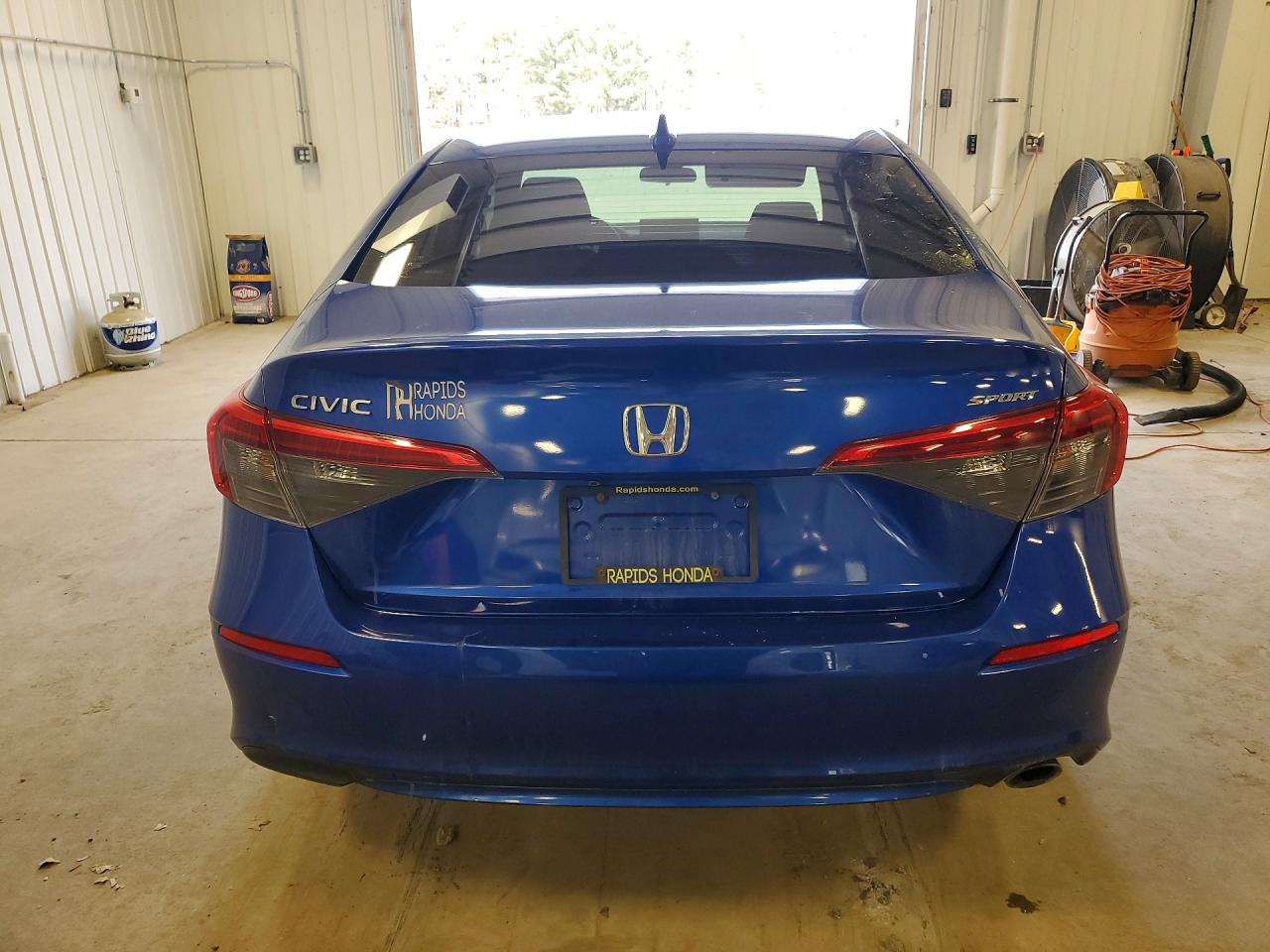 2022 Honda Civic Sport Blue vin: 2HGFE2F57NH537575
