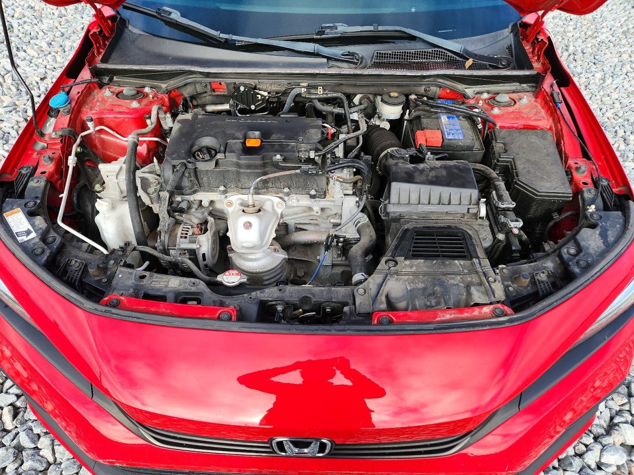2022 Honda Civic Sport Red vin: 2HGFE2F57NH537981
