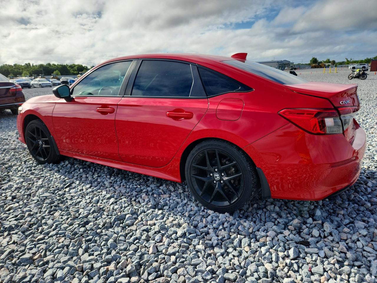 2022 Honda Civic Sport Red vin: 2HGFE2F57NH537981