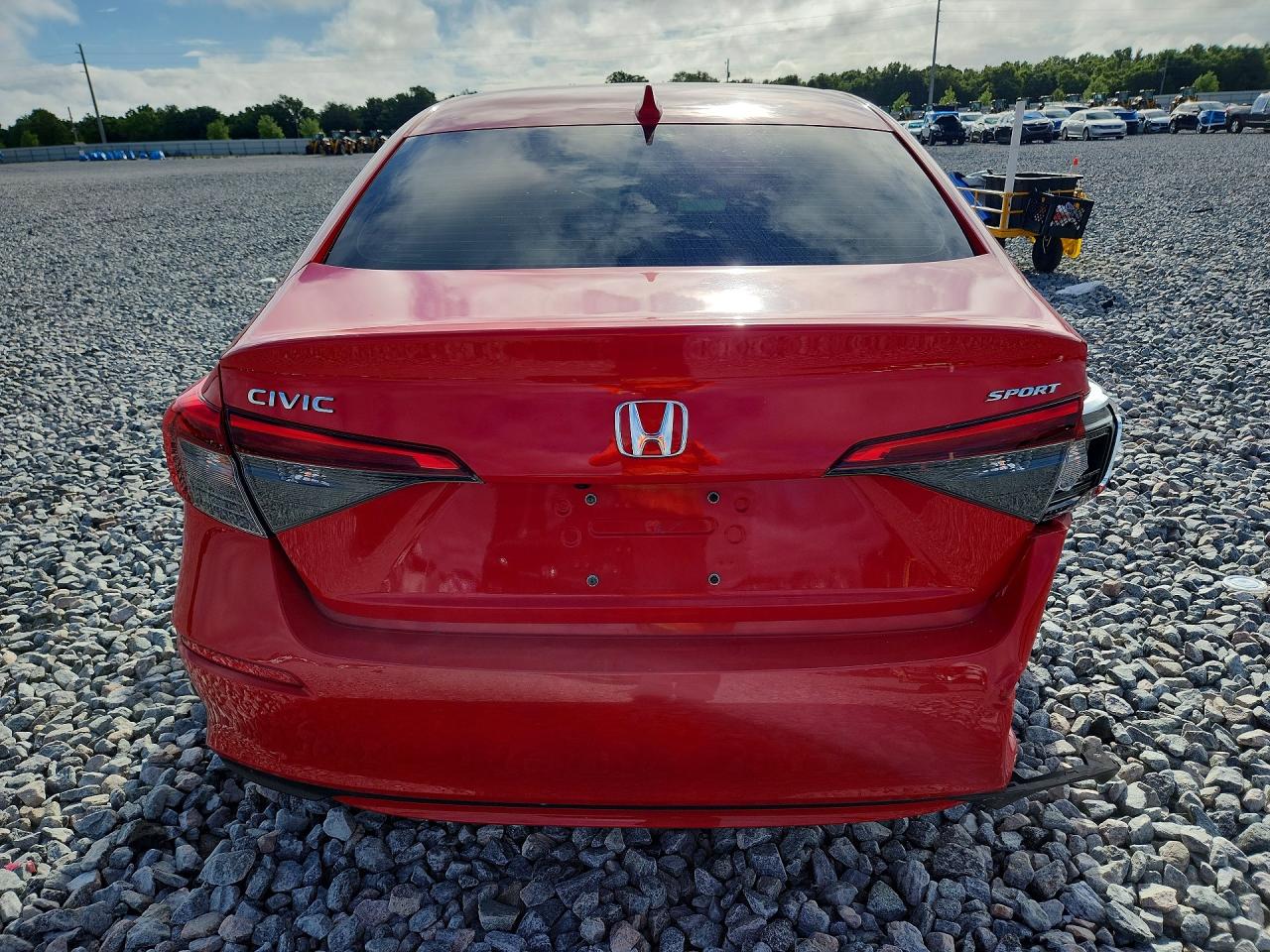 2022 Honda Civic Sport Red vin: 2HGFE2F57NH537981