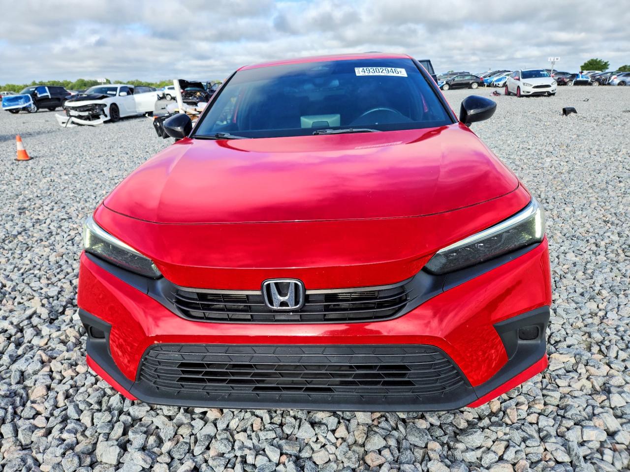 2022 Honda Civic Sport Red vin: 2HGFE2F57NH537981