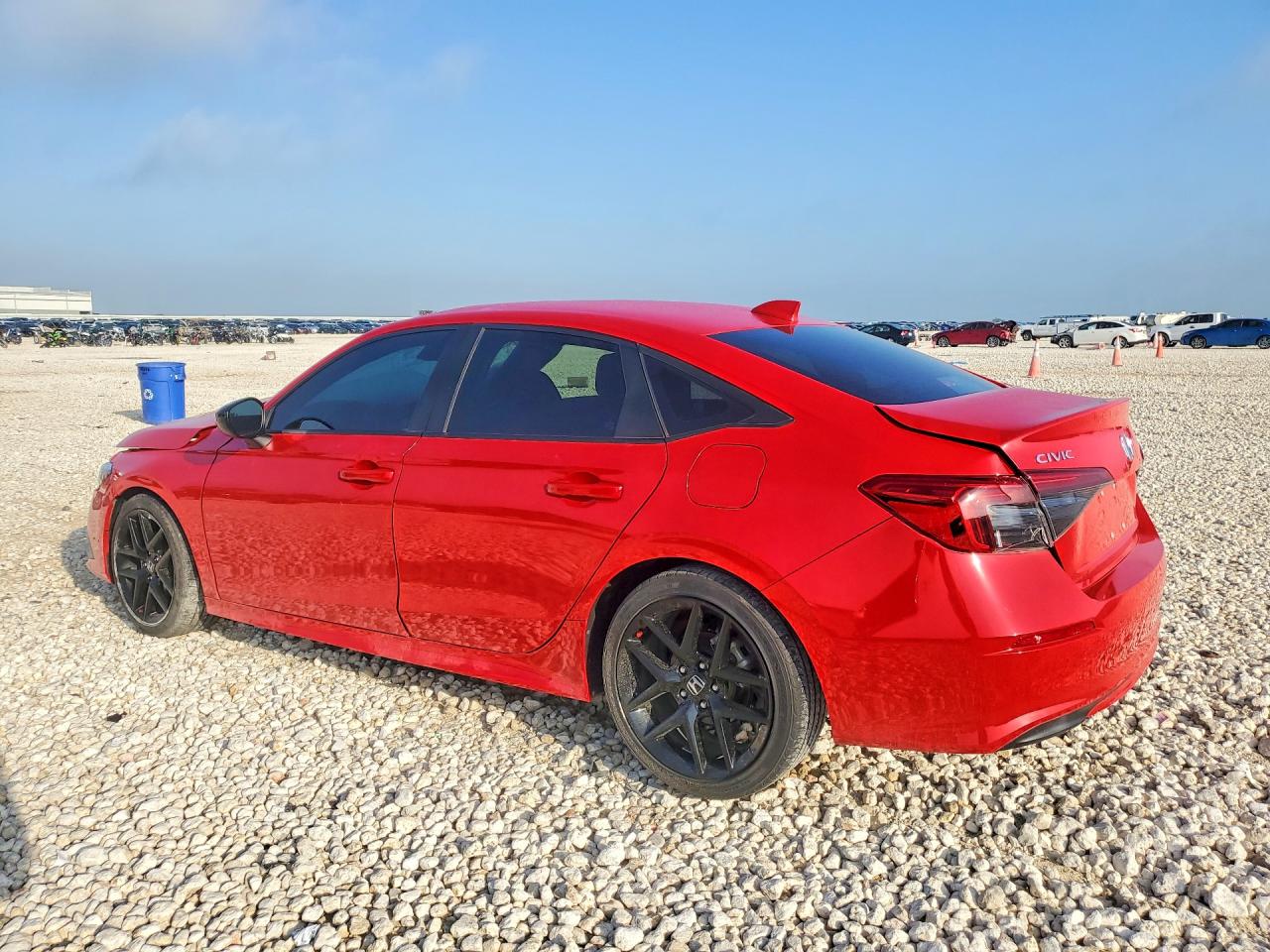 2022 Honda Civic Sport Красный vin: 2HGFE2F57NH561438