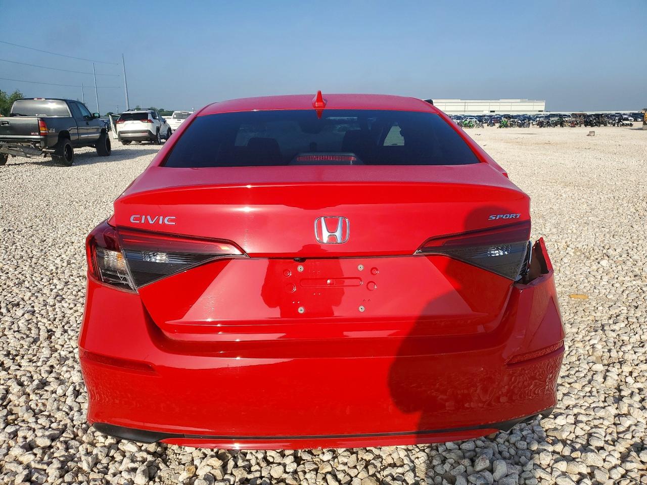 2022 Honda Civic Sport Красный vin: 2HGFE2F57NH561438