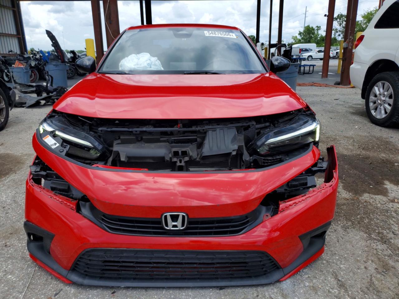 2022 Honda Civic Sport Красный vin: 2HGFE2F57NH600772
