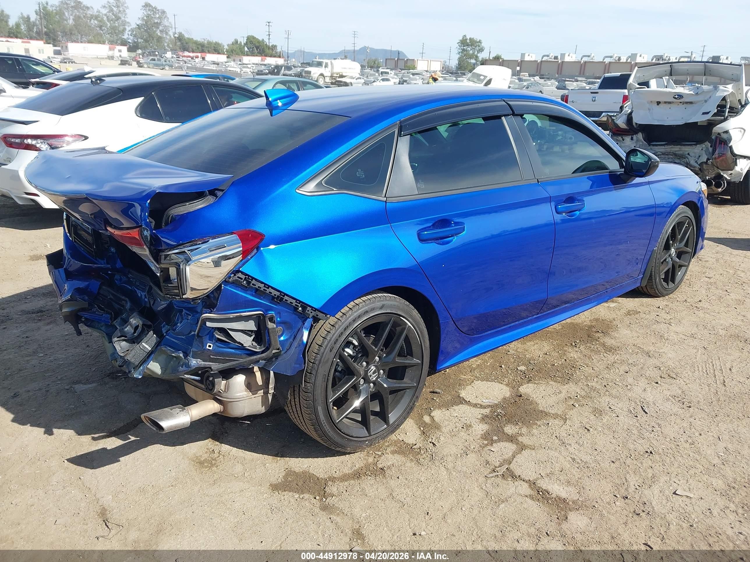 2024 Honda Civic Sport Blue vin: 2HGFE2F57RH509684