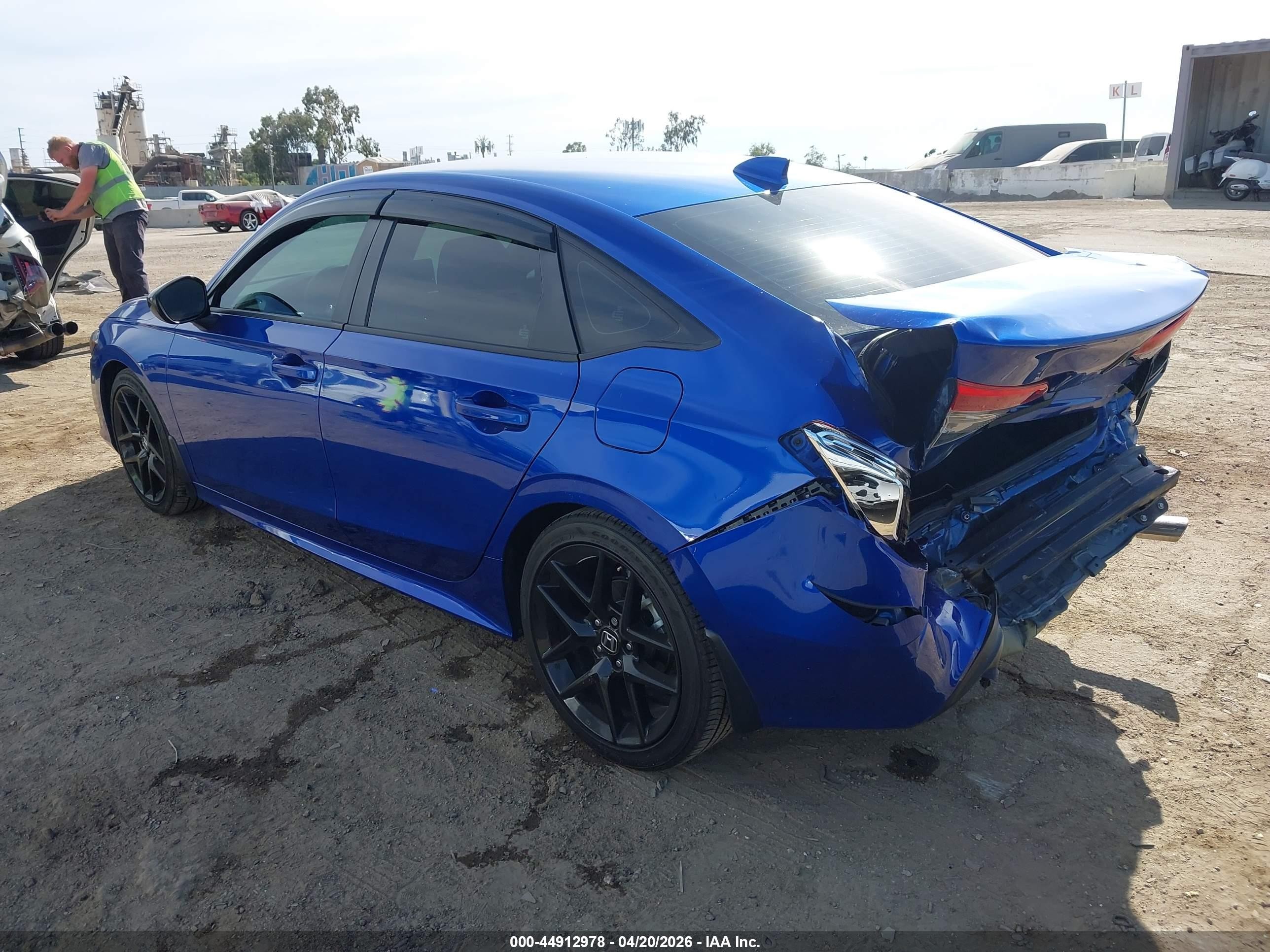 2024 Honda Civic Sport Blue vin: 2HGFE2F57RH509684