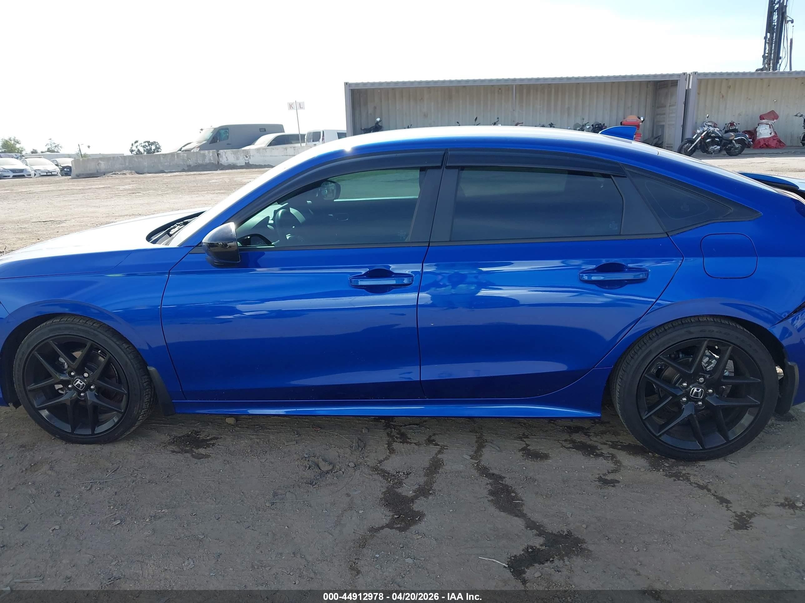 2024 Honda Civic Sport Blue vin: 2HGFE2F57RH509684