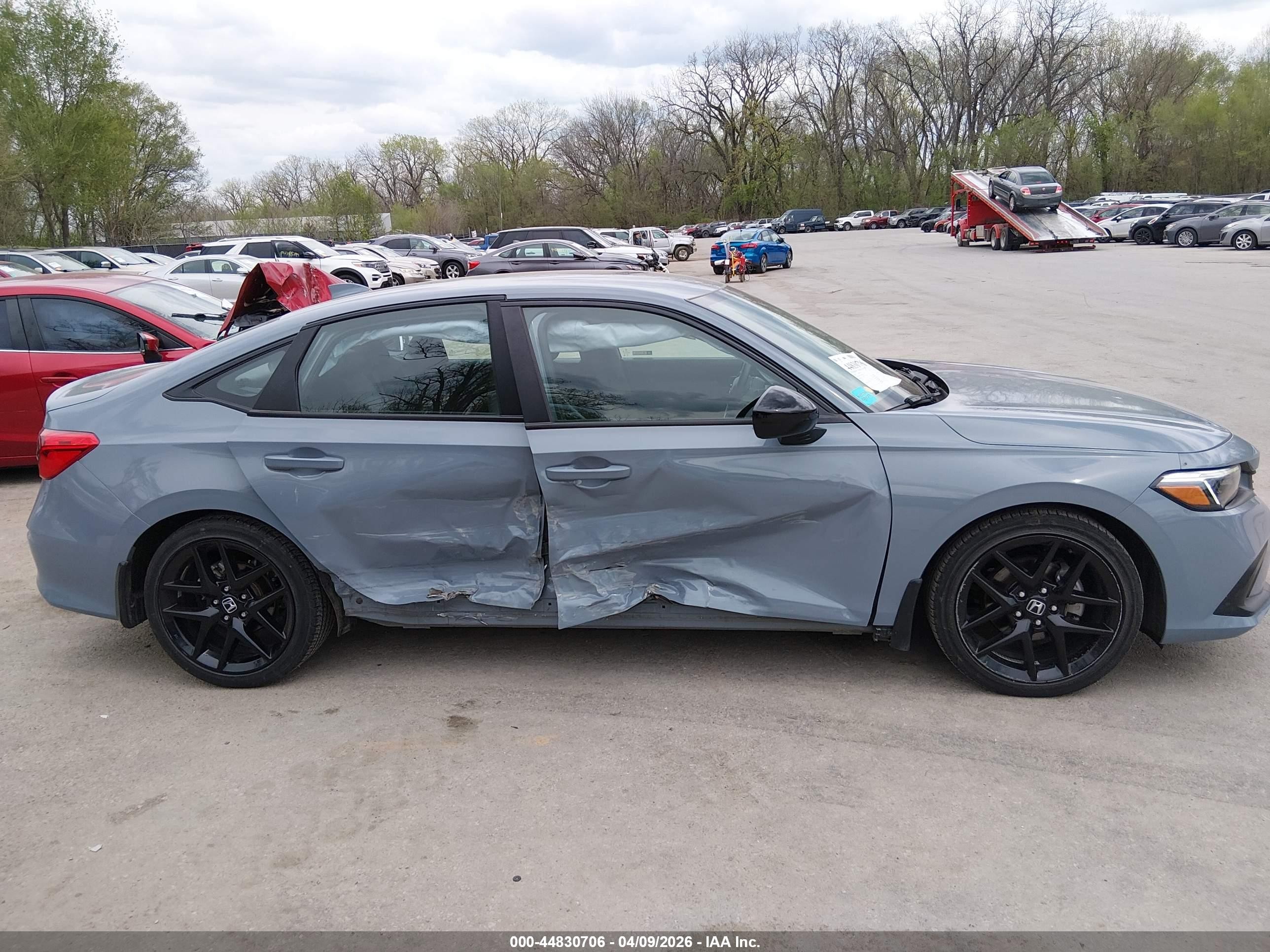 2024 Honda Civic Sport Синий vin: 2HGFE2F57RH511936
