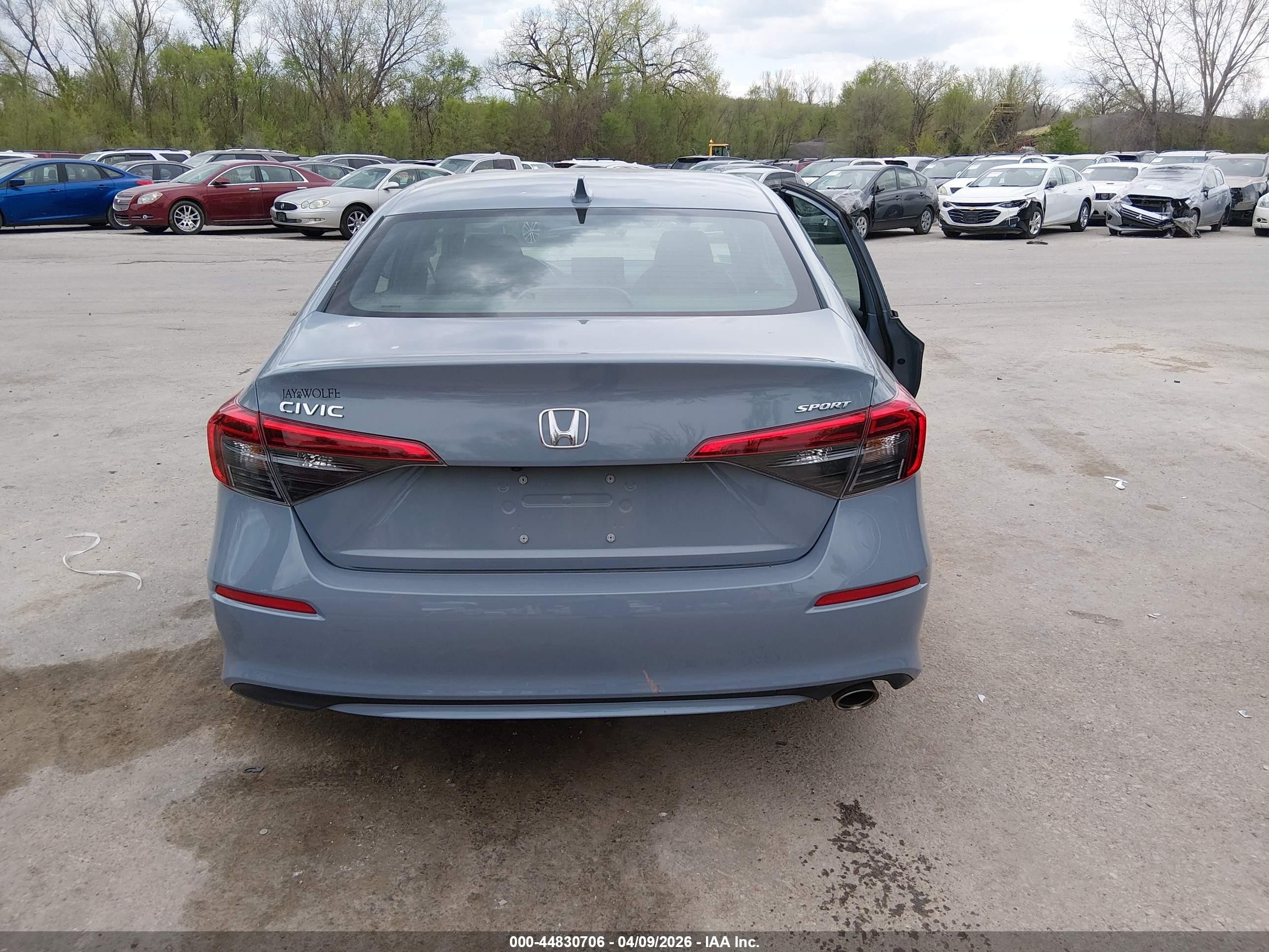 2024 Honda Civic Sport Синий vin: 2HGFE2F57RH511936