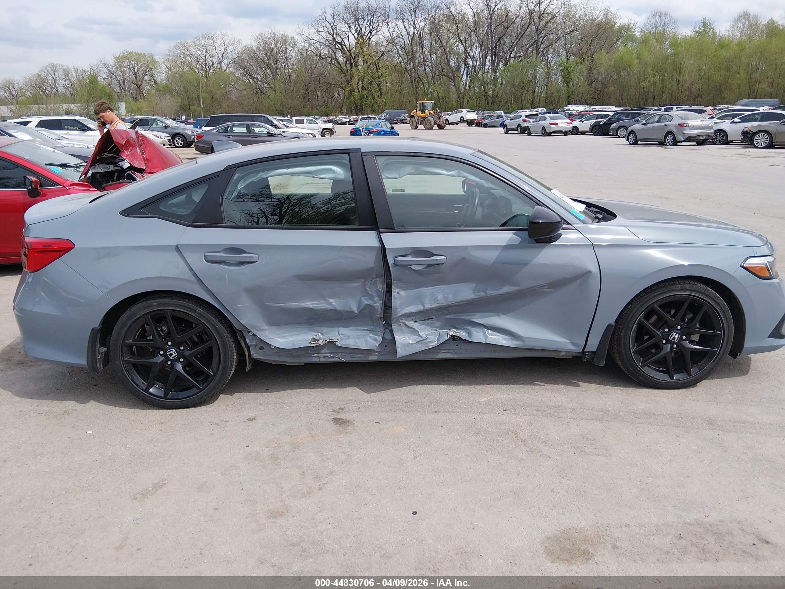 2024 Honda Civic Sport Синий vin: 2HGFE2F57RH511936