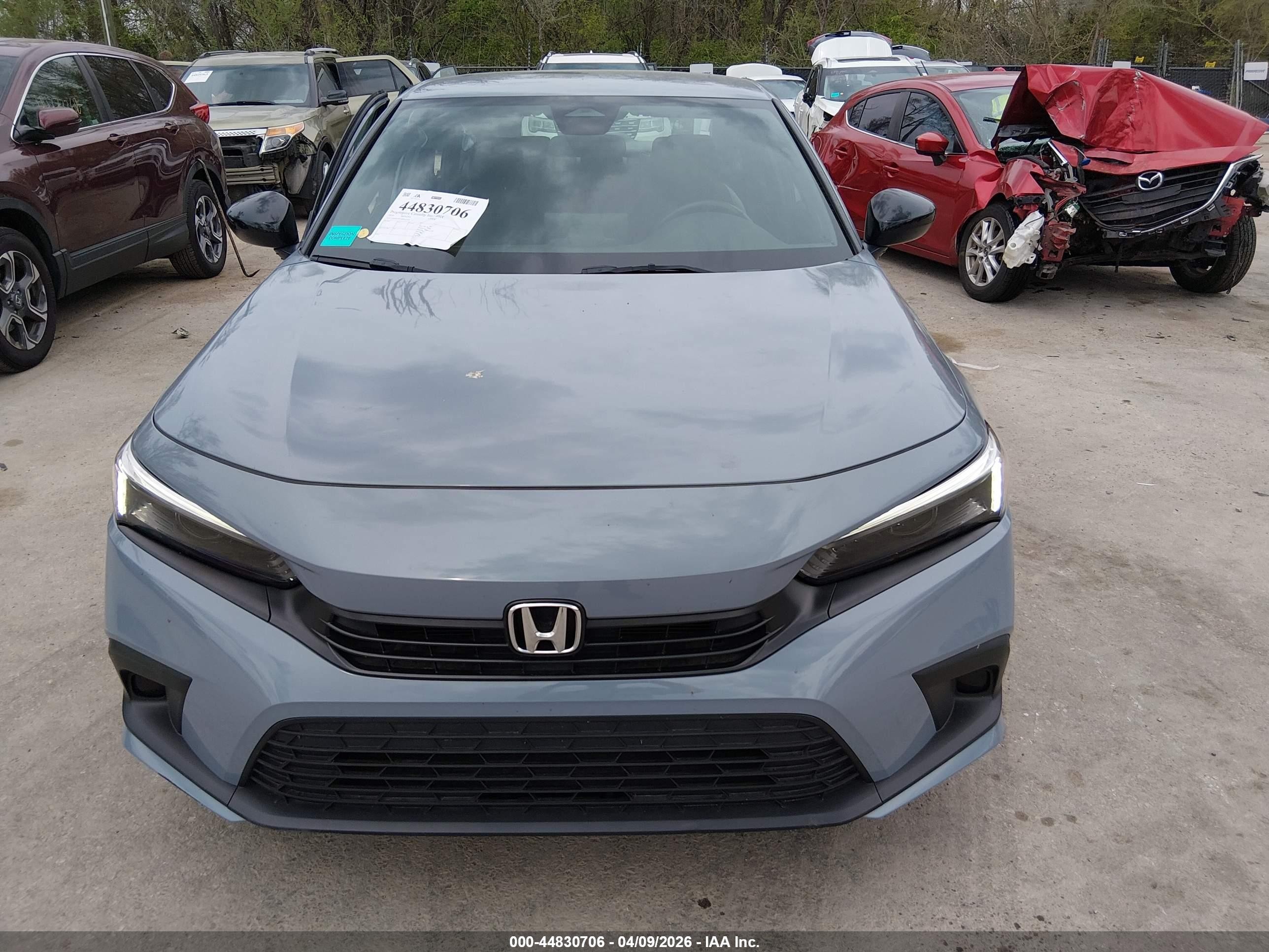 2024 Honda Civic Sport Синий vin: 2HGFE2F57RH511936
