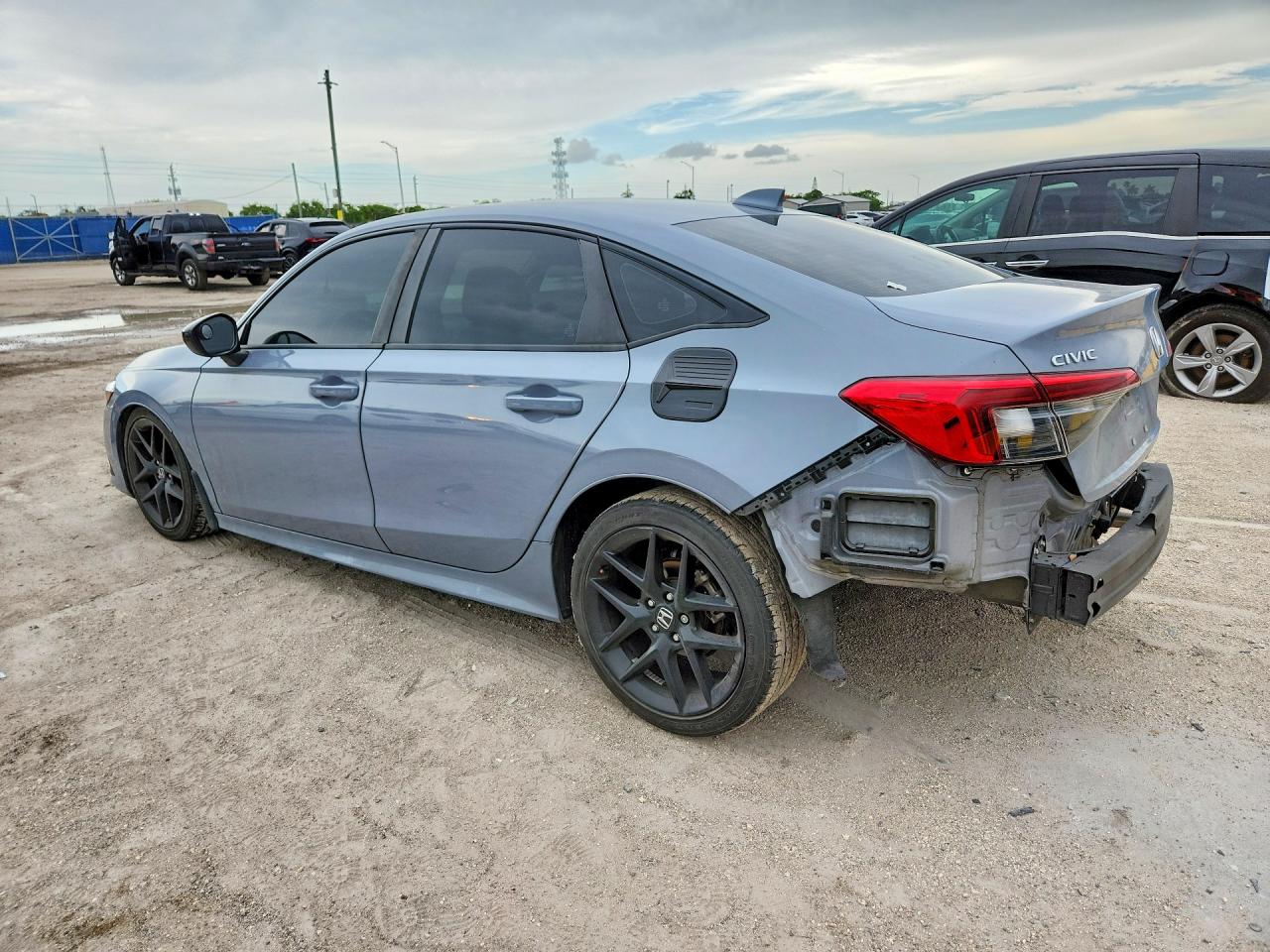 2024 Honda Civic Sport Gray vin: 2HGFE2F57RH522919