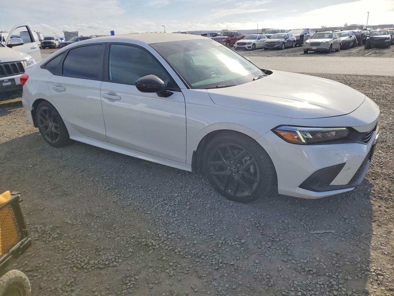 2024 Honda Civic Sport White vin: 2HGFE2F57RH529045