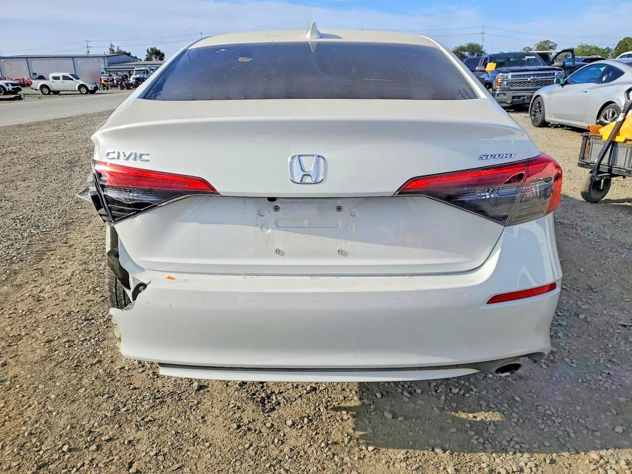2024 Honda Civic Sport White vin: 2HGFE2F57RH529045