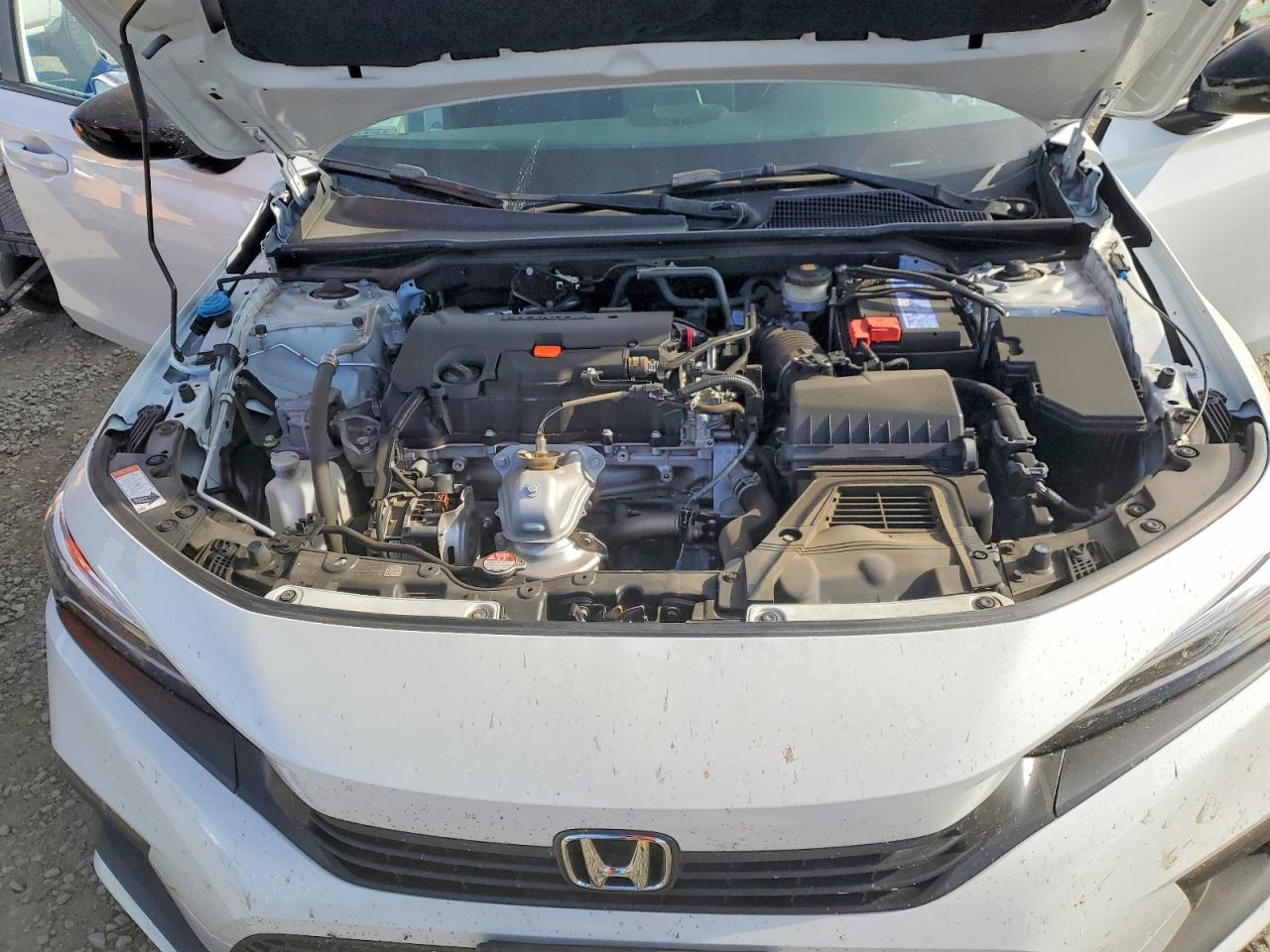 2024 Honda Civic Sport White vin: 2HGFE2F57RH529045