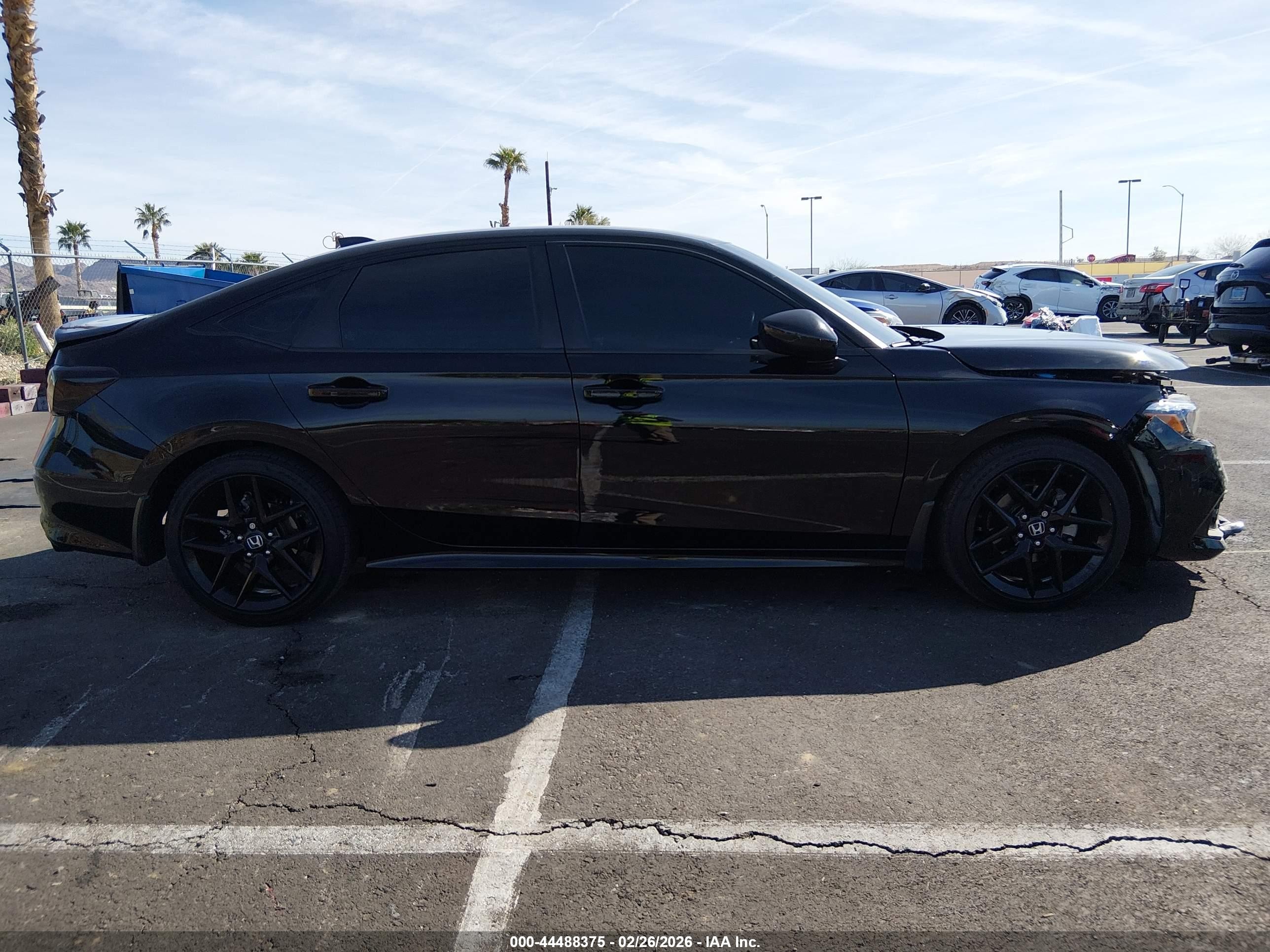 2024 Honda Civic Sport Black vin: 2HGFE2F57RH550347