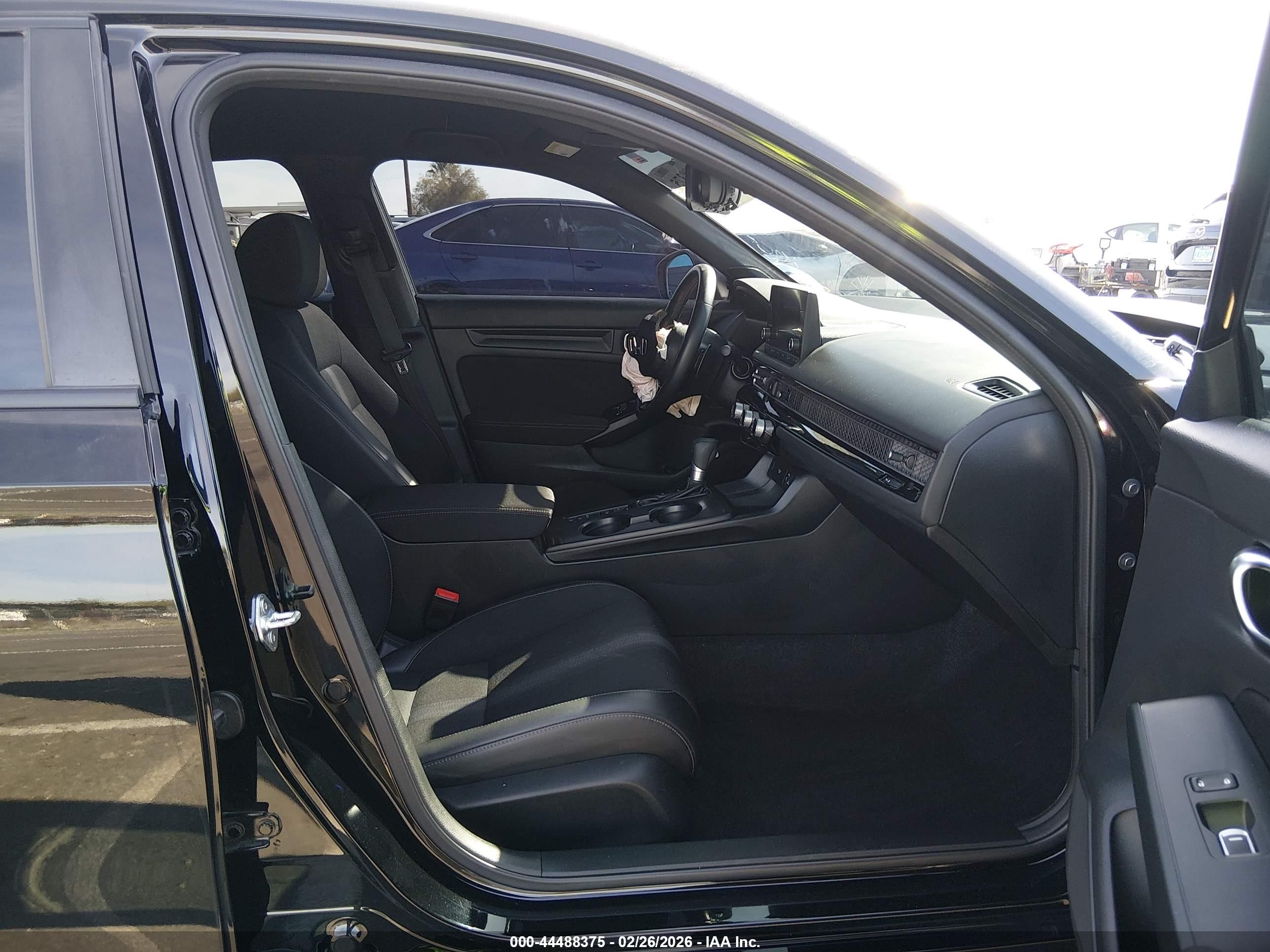 2024 Honda Civic Sport Black vin: 2HGFE2F57RH550347