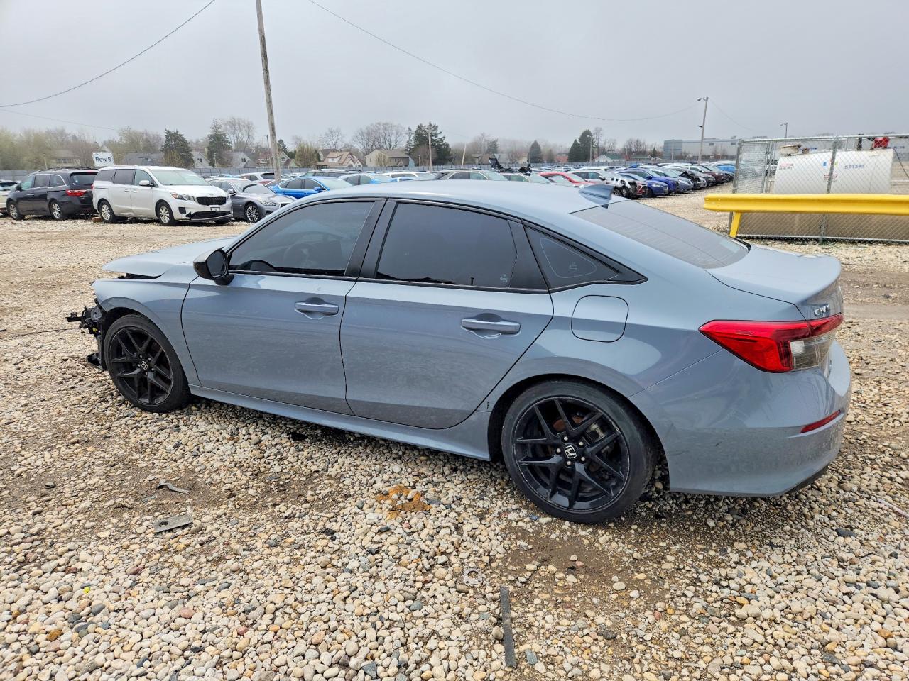2024 Honda Civic Sport Gray vin: 2HGFE2F57RH555676