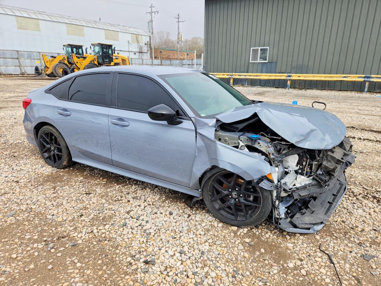 2024 Honda Civic Sport Gray vin: 2HGFE2F57RH555676