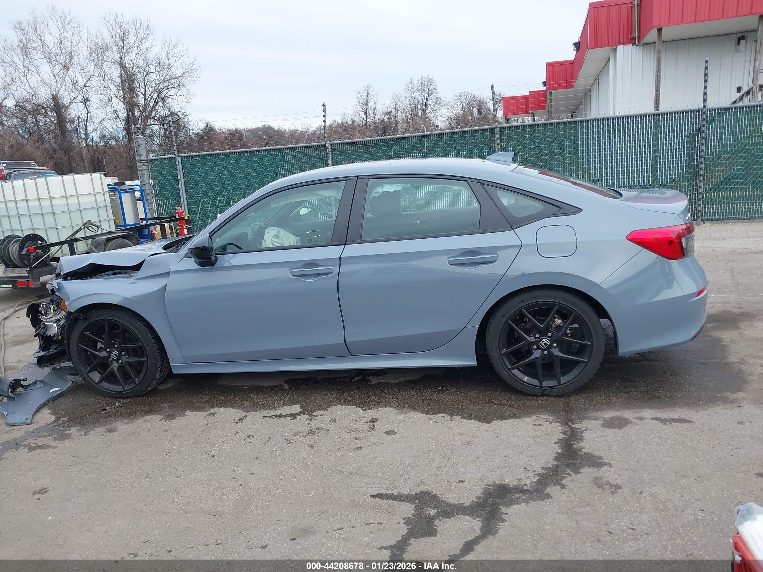 2024 Honda Civic Sport Light Blue vin: 2HGFE2F57RH585471