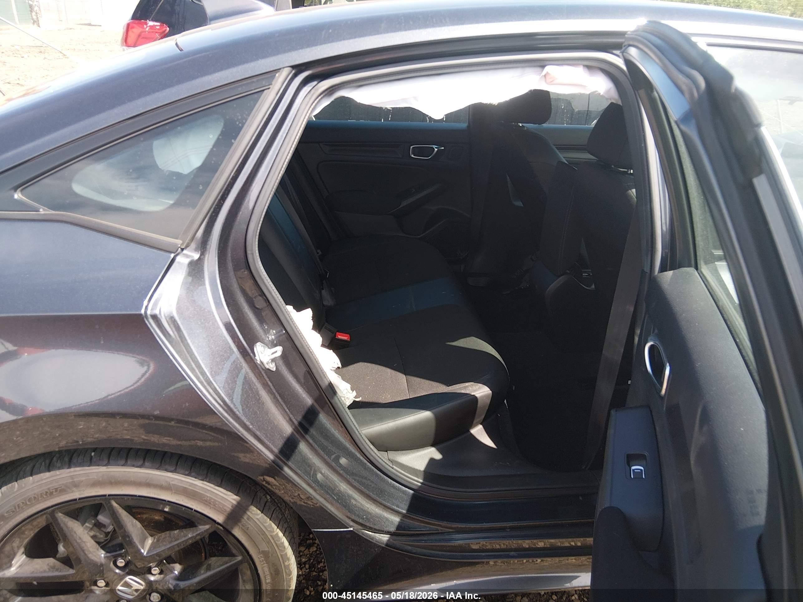 2025 Honda Civic Sport Black vin: 2HGFE2F57SH548507