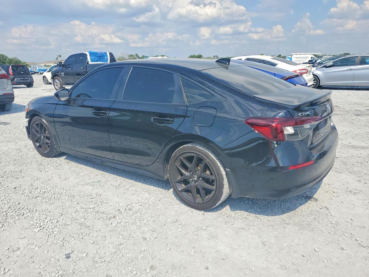2025 Honda Civic Sport Черный vin: 2HGFE2F57SH572483