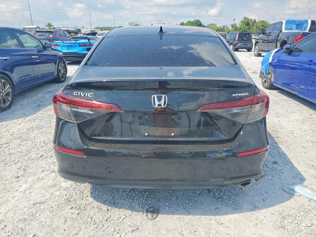 2025 Honda Civic Sport Черный vin: 2HGFE2F57SH572483