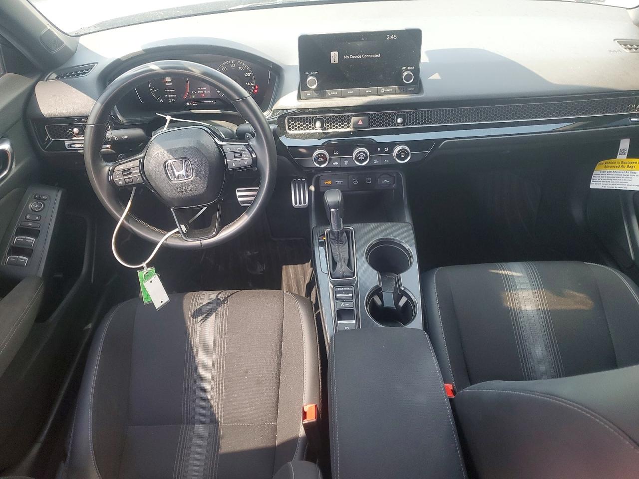2025 Honda Civic Sport Черный vin: 2HGFE2F57SH572483