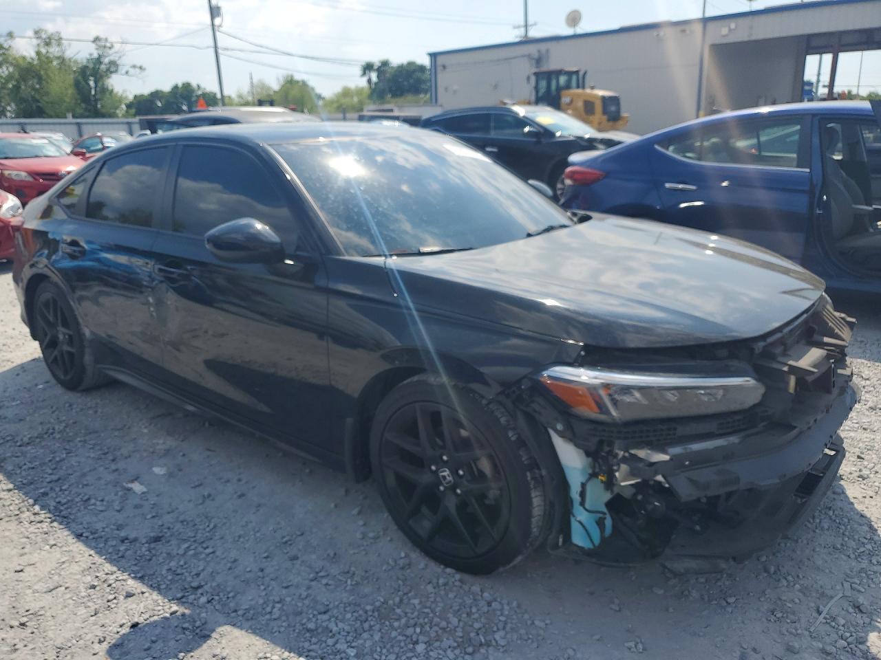 2025 Honda Civic Sport Черный vin: 2HGFE2F57SH572483