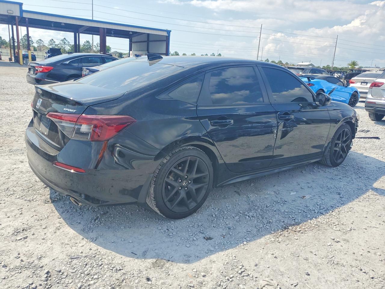 2025 Honda Civic Sport Черный vin: 2HGFE2F57SH572483