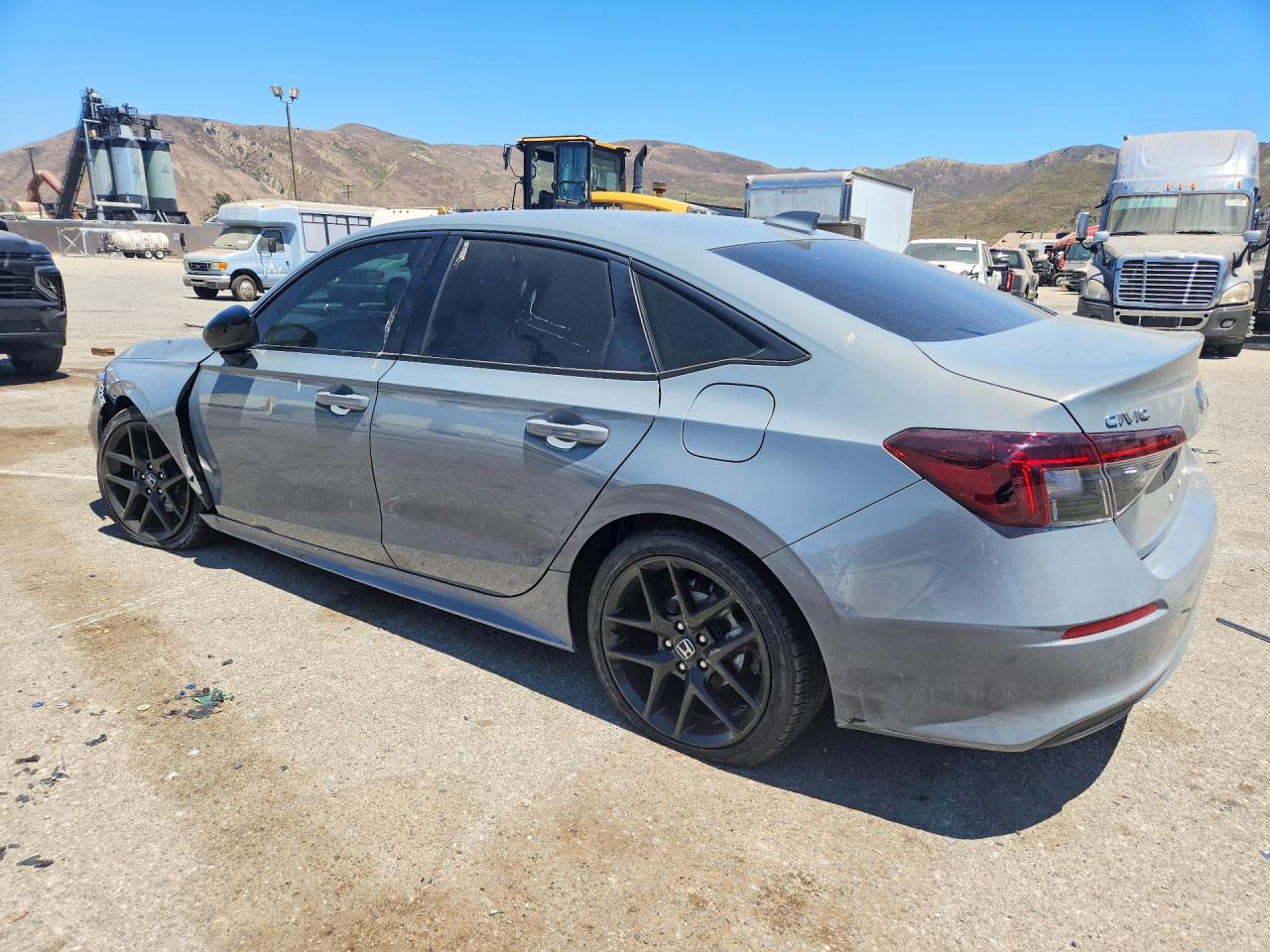 2025 Honda Civic Sport Gray vin: 2HGFE2F57SH603277