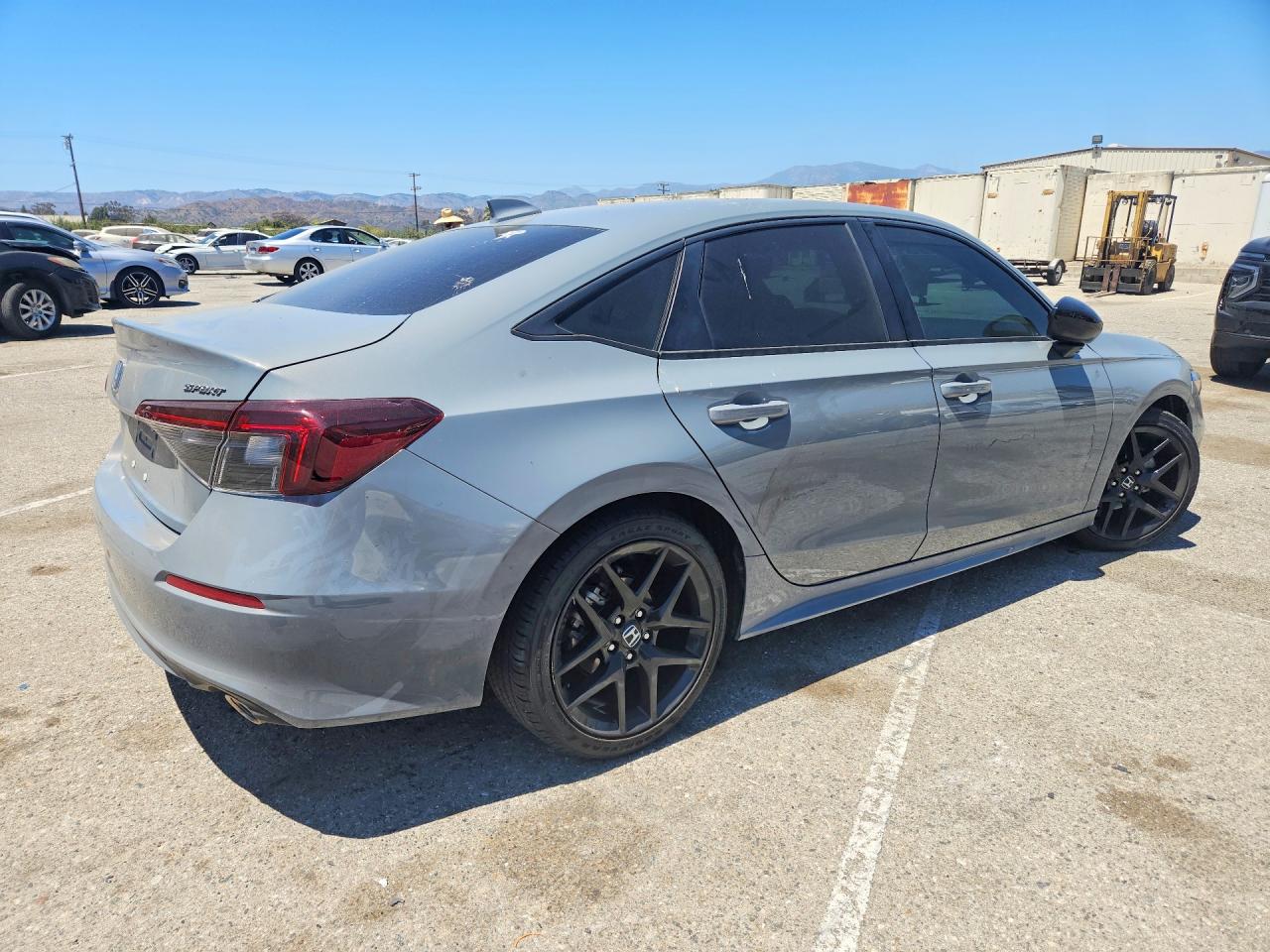 2025 Honda Civic Sport Gray vin: 2HGFE2F57SH603277