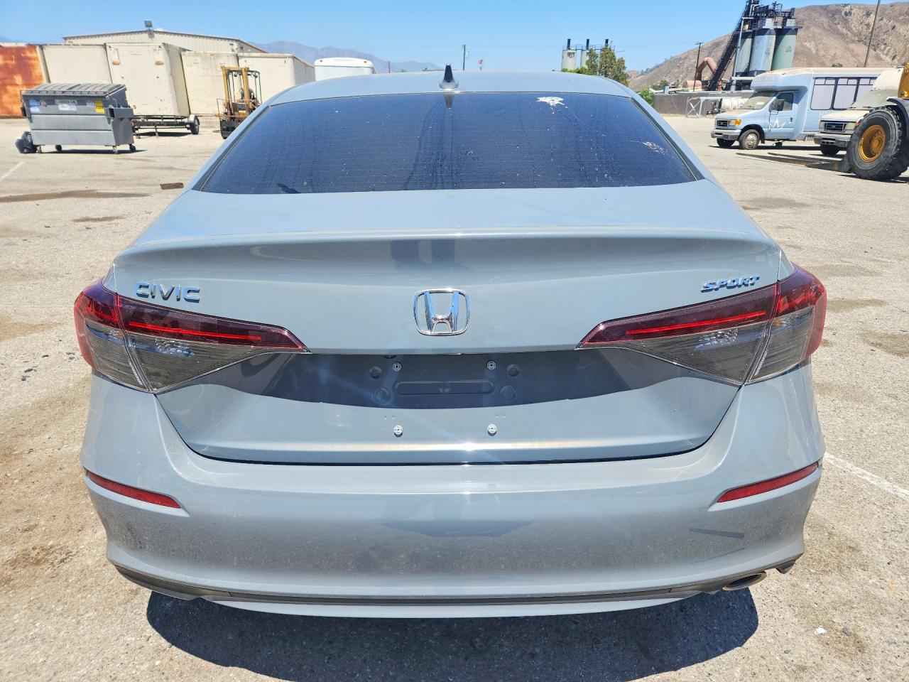 2025 Honda Civic Sport Gray vin: 2HGFE2F57SH603277