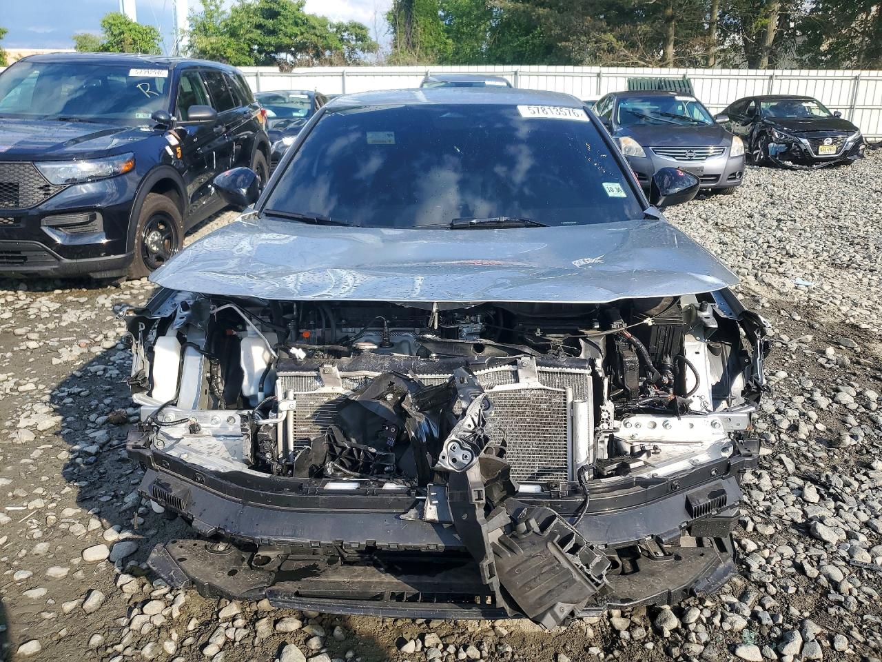 2026 Honda Civic Sport Silver vin: 2HGFE2F57TH523804