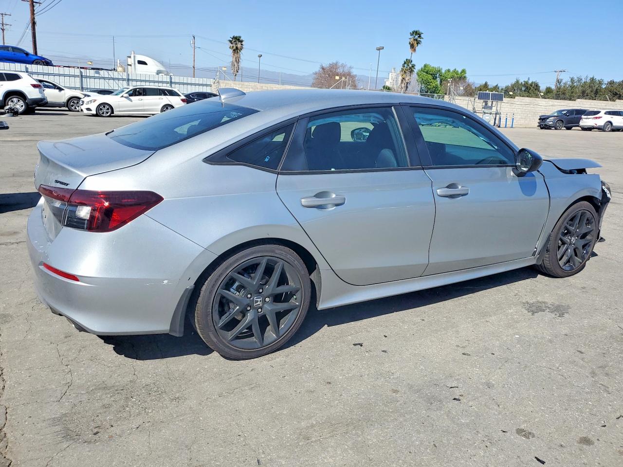 2026 Honda Civic Sport Gray vin: 2HGFE2F57TH533099