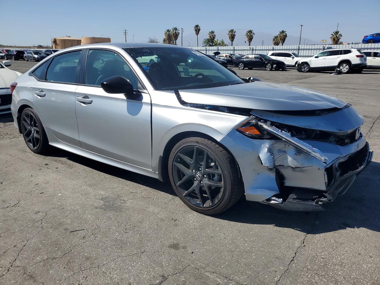 2026 Honda Civic Sport Gray vin: 2HGFE2F57TH533099