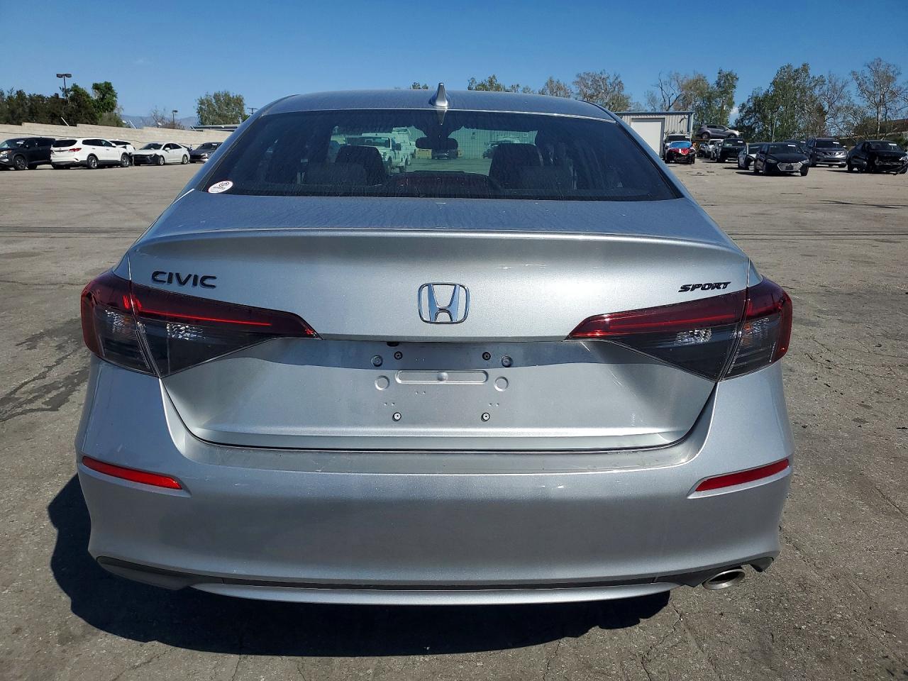 2026 Honda Civic Sport Gray vin: 2HGFE2F57TH533099