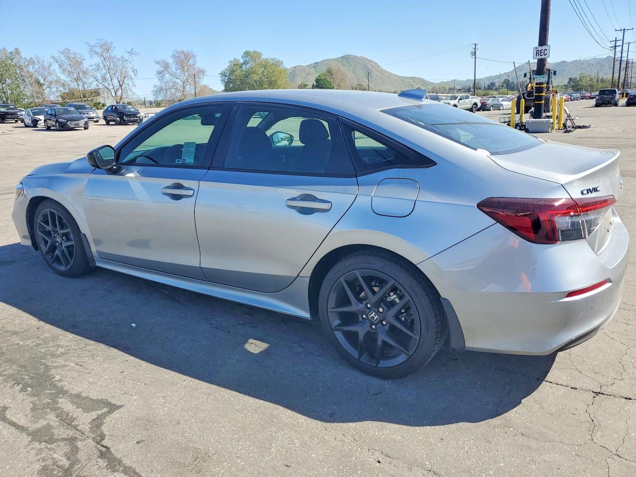 2026 Honda Civic Sport Gray vin: 2HGFE2F57TH533099
