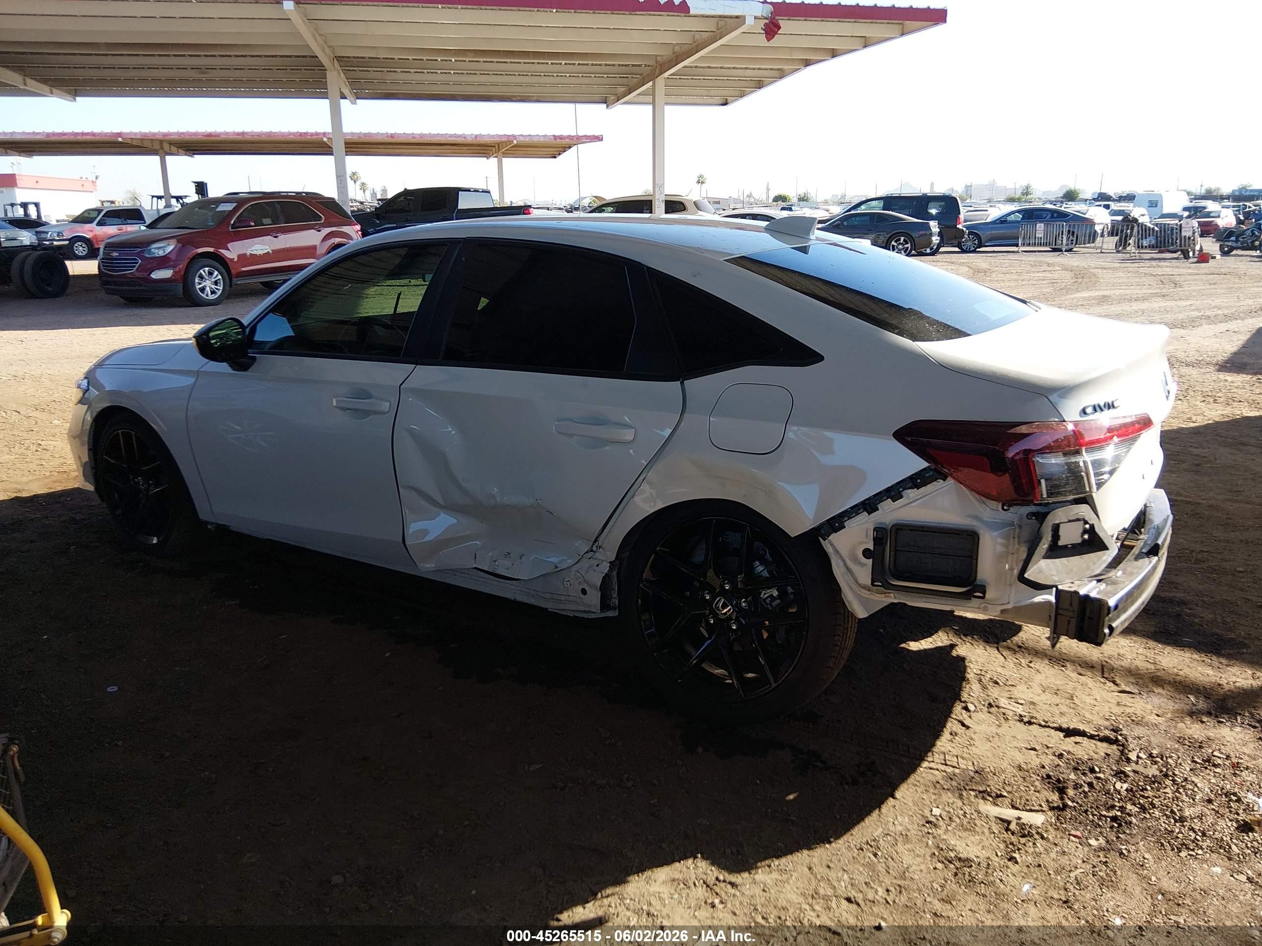 2026 Honda Civic Sport Белый vin: 2HGFE2F57TH562036