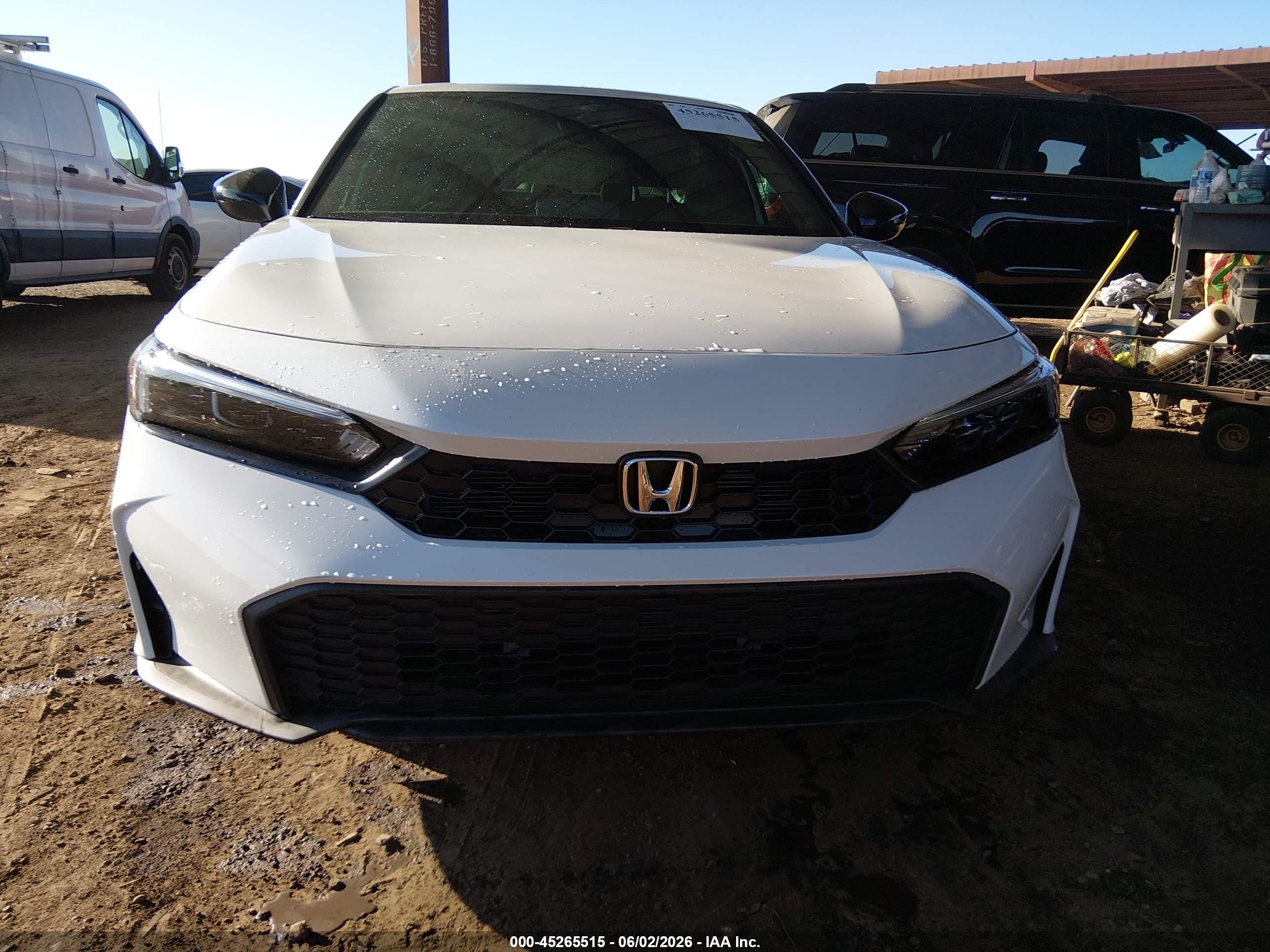 2026 Honda Civic Sport Белый vin: 2HGFE2F57TH562036
