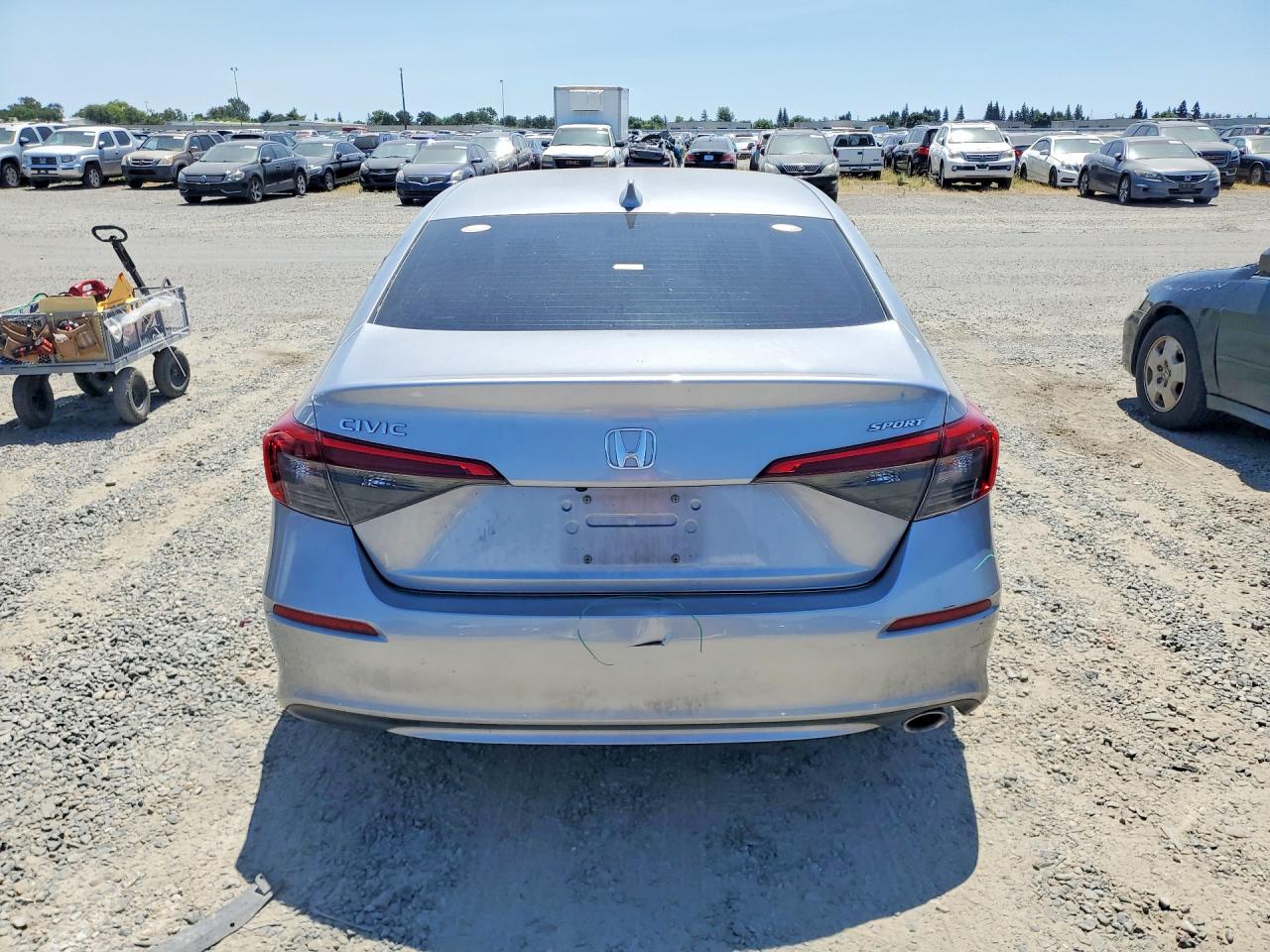 2022 Honda Civic Sport Silver vin: 2HGFE2F58NH559861
