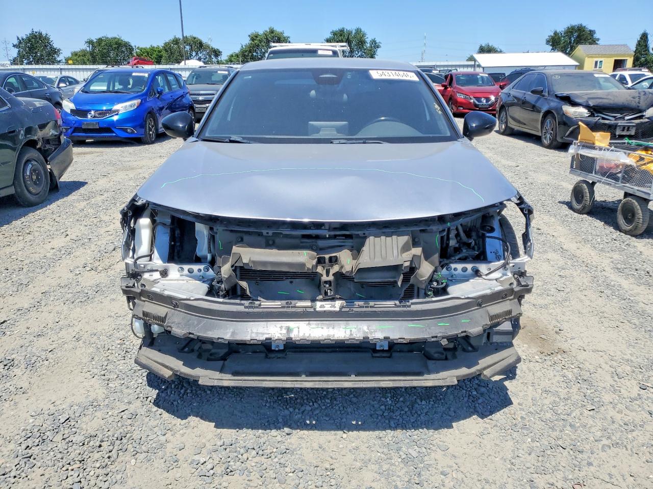 2022 Honda Civic Sport Silver vin: 2HGFE2F58NH559861