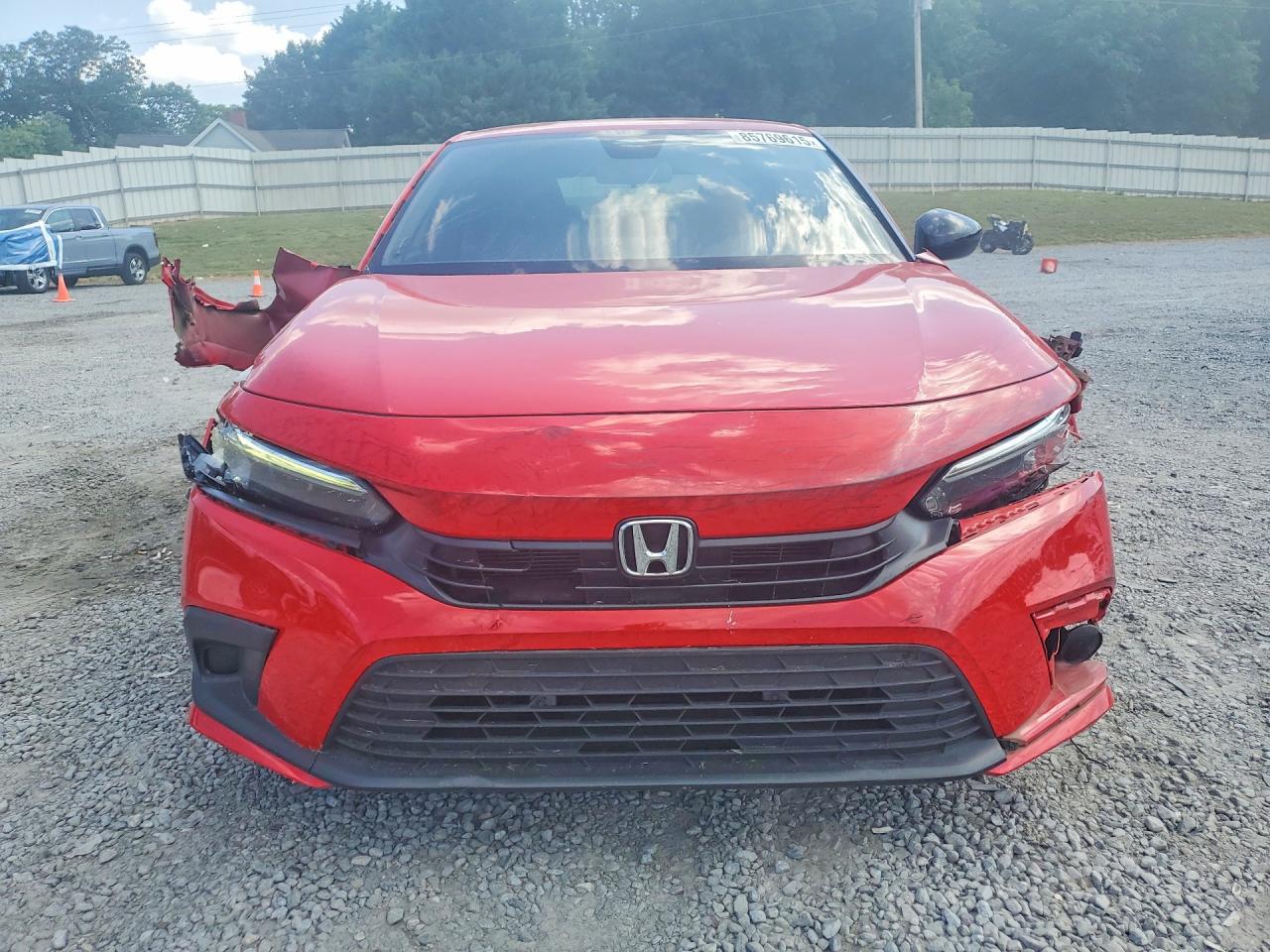 2023 Honda Civic Sport Red vin: 2HGFE2F58PH514874